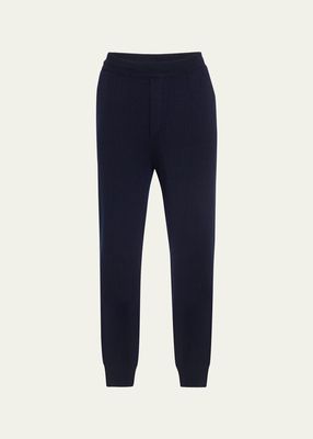 Men's Theo Ribbed Cashmere Lounge Pants