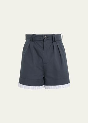 Men's Thomas Striped-Cuff Bloomer Shorts