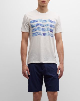 Men's Tides Waves Crew T-Shirt