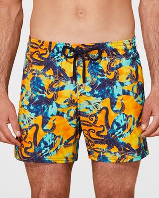 Men's Tie-Dye Poulpes Swim Shorts