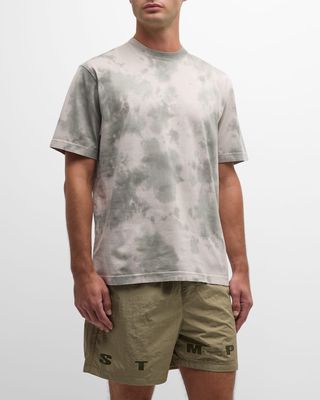 Men's Tie-Dye Strike Logo T-Shirt