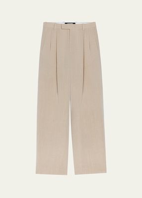 Men's Titolo Loose Pleated Pants