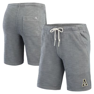Men's Tommy Bahama Gray Appalachian State Mountaineers Tobago Bay Tri-Blend Shorts
