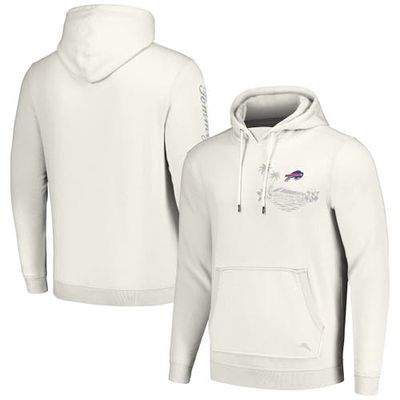 Men's Tommy Bahama White Buffalo Bills Home Game Pullover Hoodie