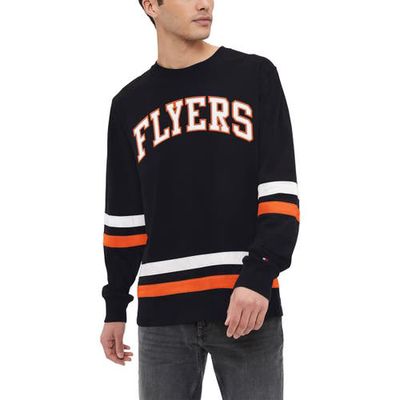 Men's Tommy Hilfiger Black Philadelphia Flyers Nolan Long Sleeve T-Shirt