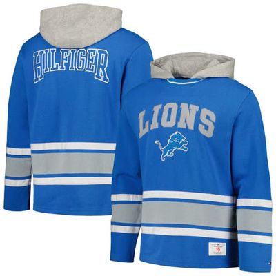 Men's Tommy Hilfiger Blue Detroit Lions Ivan Fashion Pullover Hoodie
