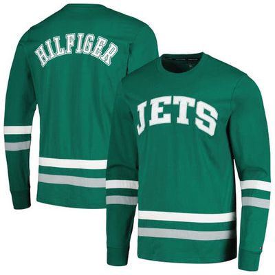Men's Tommy Hilfiger Green/Gray New York Jets Nolan Long Sleeve T-Shirt