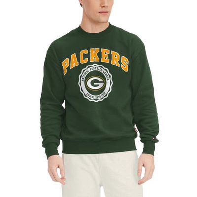 Men's Tommy Hilfiger Green Green Bay Packers Ronald Crew Sweatshirt