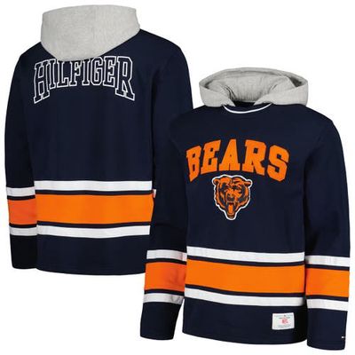 Men's Tommy Hilfiger Navy Chicago Bears Ivan Fashion Pullover Hoodie