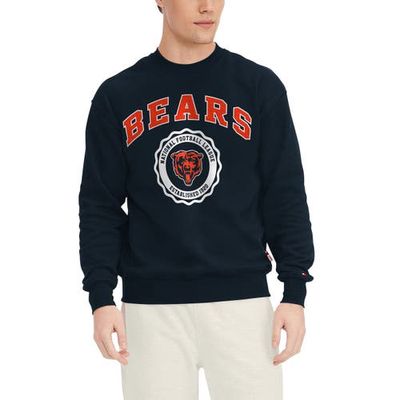 Men's Tommy Hilfiger Navy Chicago Bears Ronald Crew Sweatshirt