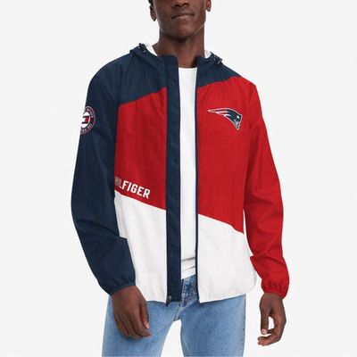 Men's Tommy Hilfiger Navy/Red New England Patriots Bill Full-Zip Jacket