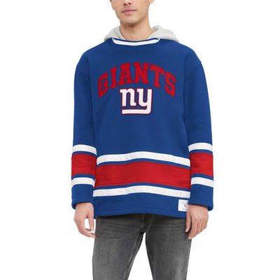 Men's Tommy Hilfiger Royal New York Giants Ivan Fashion Pullover Hoodie