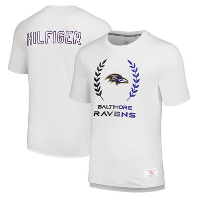 Men's Tommy Hilfiger White Baltimore Ravens Miles T-Shirt