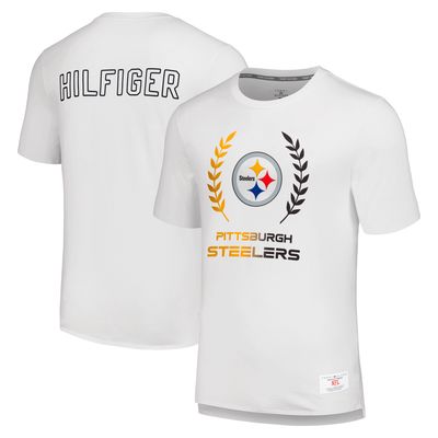 Men's Tommy Hilfiger White Pittsburgh Steelers Miles T-Shirt