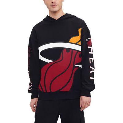 Men's Tommy Jeans Black Miami Heat Kenny Pullover Hoodie