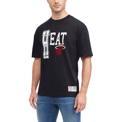 Men's Tommy Jeans Black Miami Heat Mel Varsity T-Shirt