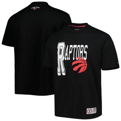 Men's Tommy Jeans Black Toronto Raptors Mel Varsity T-Shirt