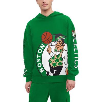 Men's Tommy Jeans Kelly Green Boston Celtics Kenny Pullover Hoodie