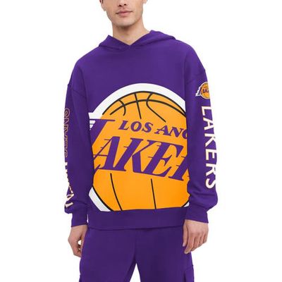 Men's Tommy Jeans Purple Los Angeles Lakers Kenny Pullover Hoodie