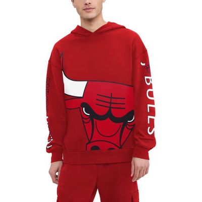 Men's Tommy Jeans Red Chicago Bulls Kenny Pullover Hoodie