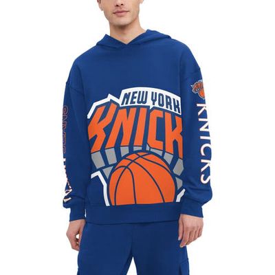 Men's Tommy Jeans Royal New York Knicks Kenny Pullover Hoodie