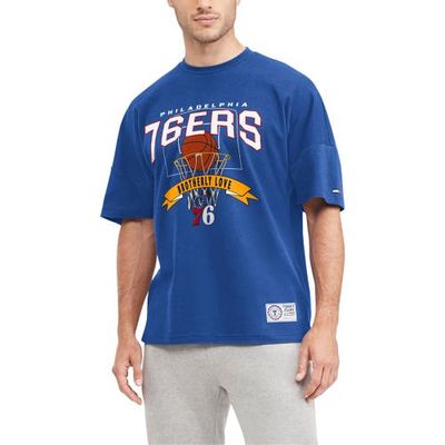Men's Tommy Jeans Royal Philadelphia 76ers Tim Backboard T-Shirt