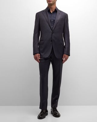 Men's Tonal Micro Deco Suit