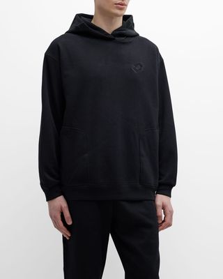 Men's Tonal Soccer Embroidered Hoodie