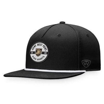 Men's Top of the World Black Army Black Knights Bank Hat