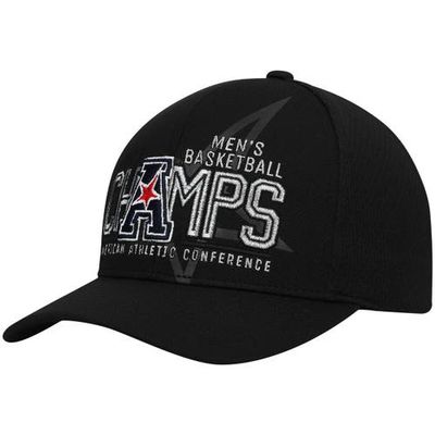 Men's Top of the World Black Houston Cougars 2021 AAC Men's Basketball Conference Tournament Champions Locker Room Adjustable Hat