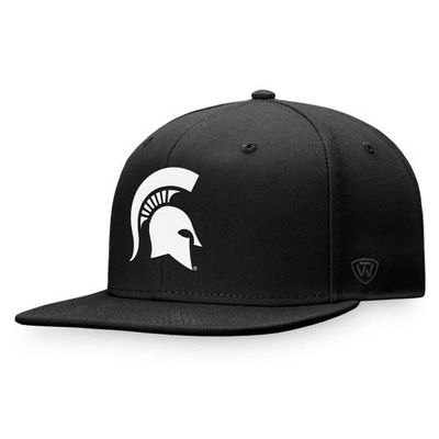 Men's Top of the World Black Michigan State Spartans Dusk Flex Hat