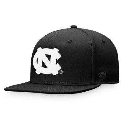 Men's Top of the World Black North Carolina Tar Heels Dusk Flex Hat