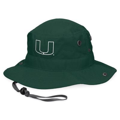 Men's Top of the World Green Miami Hurricanes Radius Bucket Hat