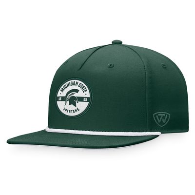Men's Top of the World Green Michigan State Spartans Bank Hat