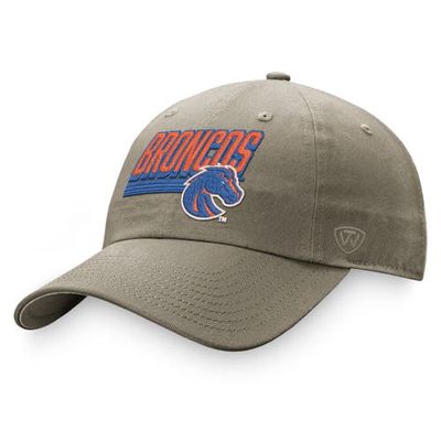 Men's Top of the World Khaki Boise State Broncos Slice Adjustable Hat