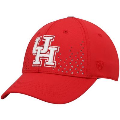 Men's Top of the World Red Houston Cougars Spectra Flex Hat