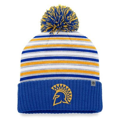 Men's Top of the World Royal San Jose State Spartans Dash Cuffed Knit Hat with Pom