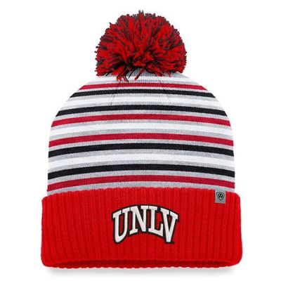 Men's Top of the World Scarlet UNLV Rebels Dash Cuffed Knit Hat with Pom
