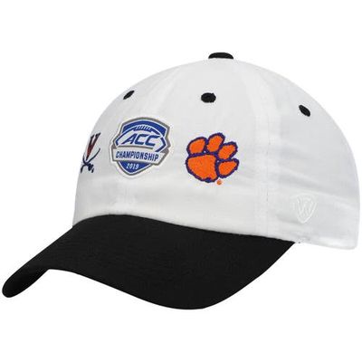 Men's Top of the World White Virginia Cavaliers/Clemson Tigers 2019 ACC Championship Adjustable Hat