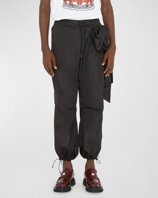Men's Track Trousers with Pressed Rose