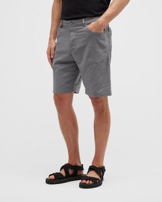 Men's Traveler Stretch-Linen Shorts