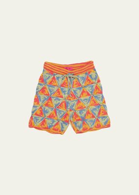 Men's Triangle Crochet Shorts