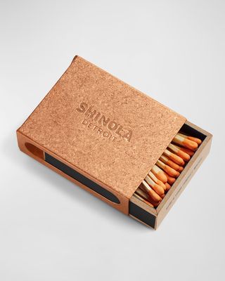 Men's Tumbled Copper Matchbox w/ 50 Matches