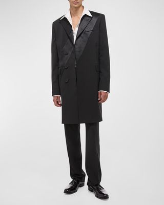 Men's Tuxedo Car Coat