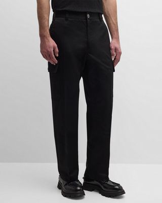 Men's Twill 2-Pocket Cargo Pants