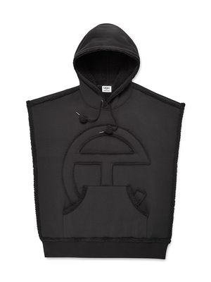 Men's Ugg x Telfar Sleeveless Hoodie Sweatshirt - Black - Size XL - Black - Size XL