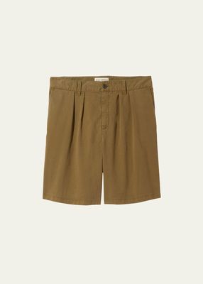 Men's Ugo Pleated Gabardine Shorts