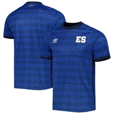 Men's Umbro Blue El Salvador National Team 2023/24 Pre-Match Jersey