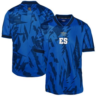Men's Umbro Blue El Salvador National Team 2023 Home Replica Jersey