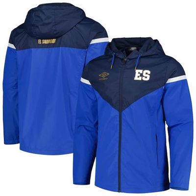 Men's Umbro Blue El Salvador National Team Full-Zip Rain Jacket